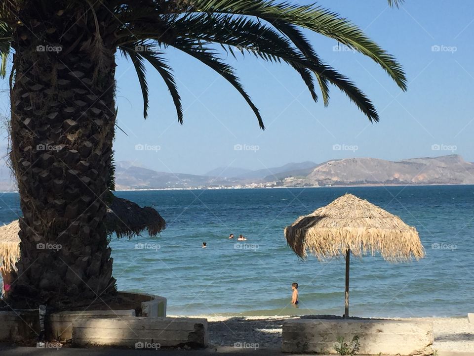 Beach paradise in the Greek islands 