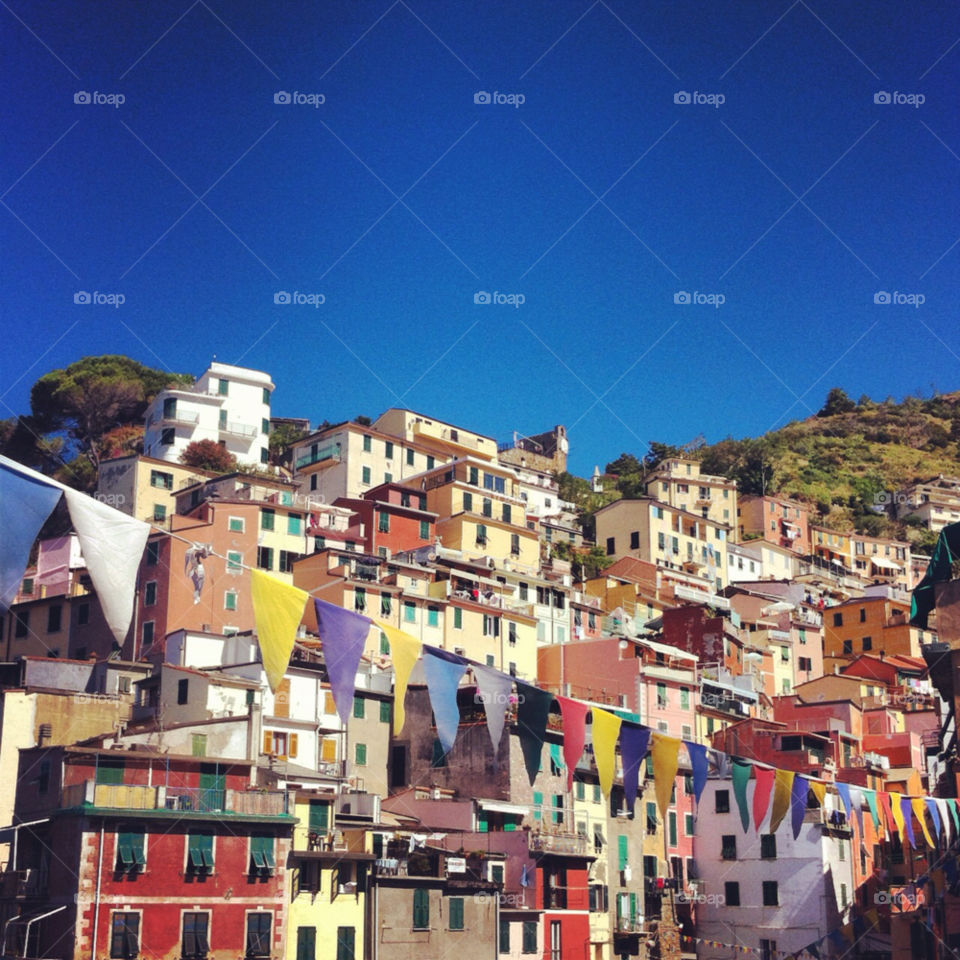 summer buildings colours houses by elmah2707