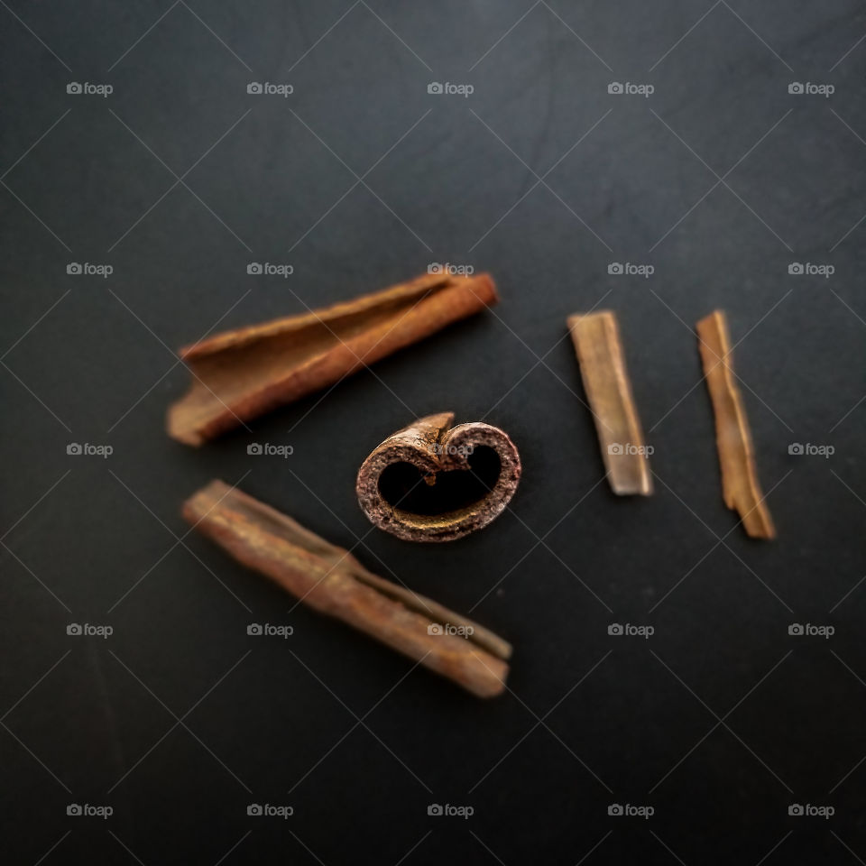 herbs and spices cinnamon, cardamom, indonesian and india food, ingredient seasoning