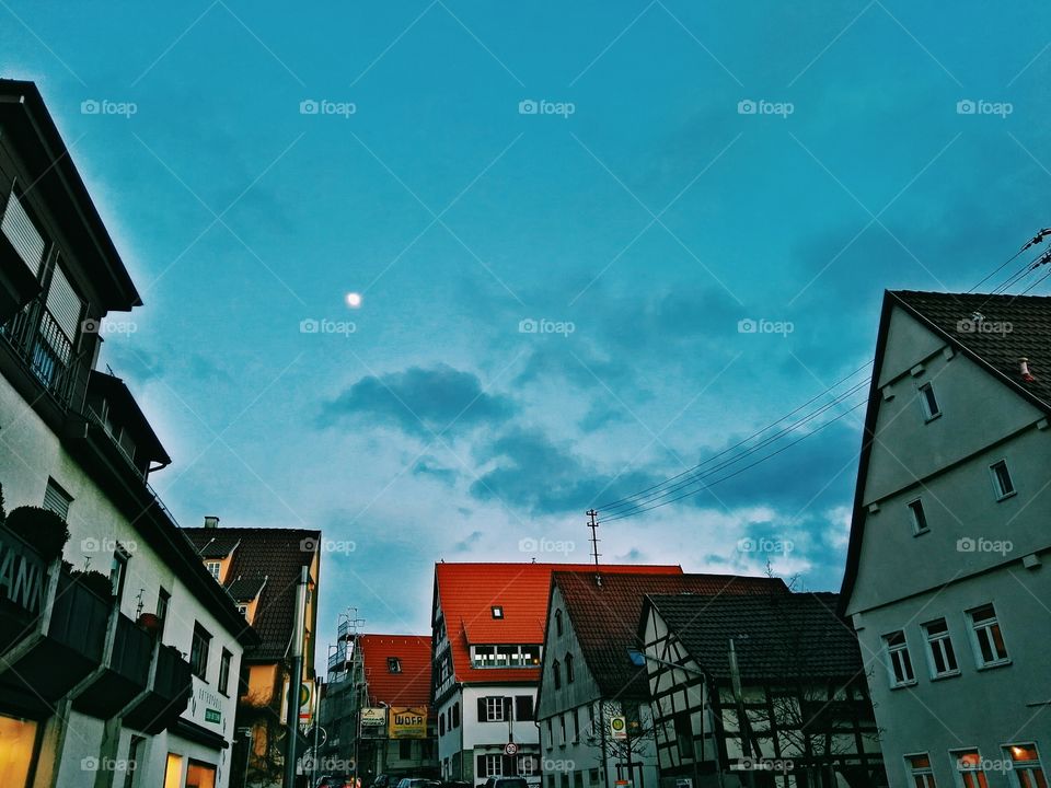 street in small German town