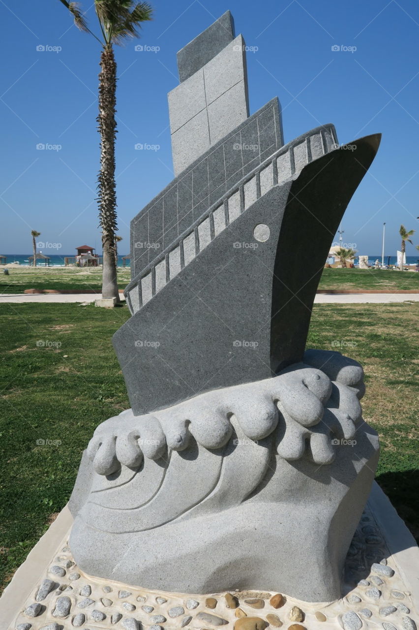 Ship statue