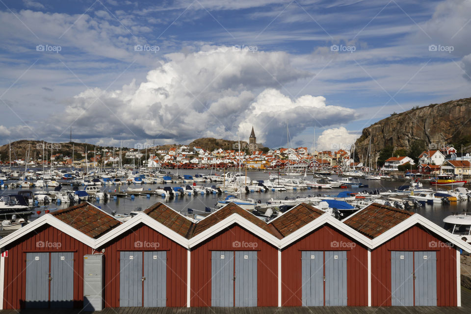 Fjällbacka harbour Sweden 