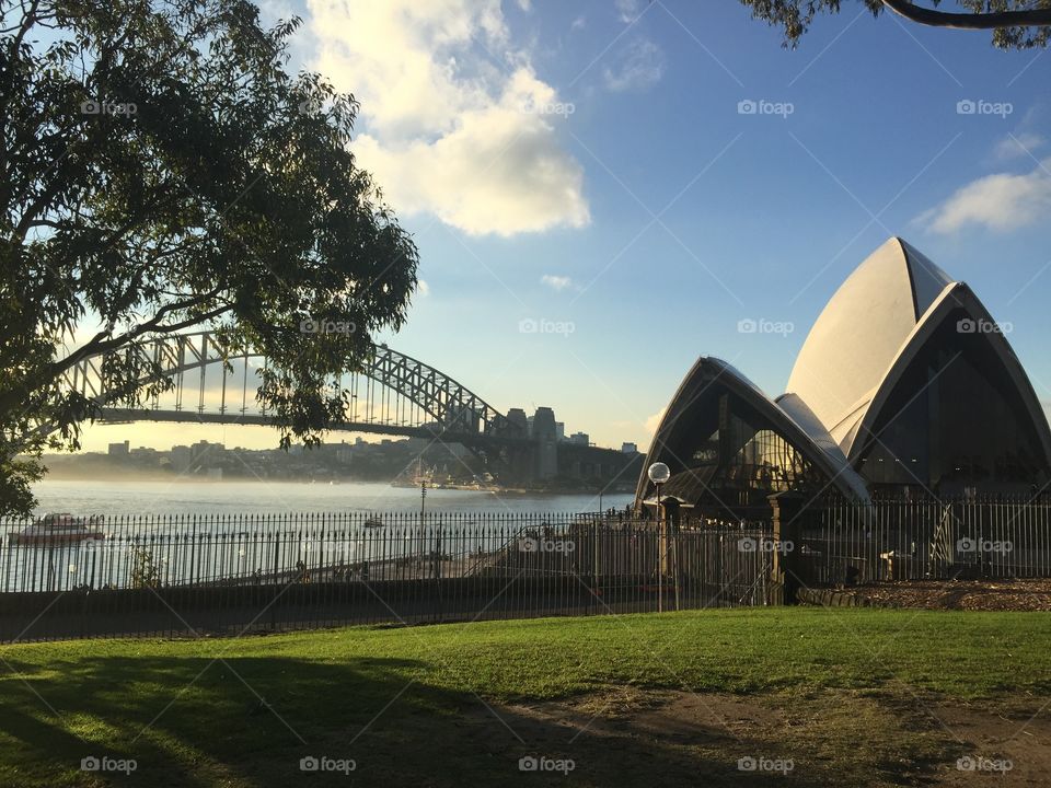 The Sydney Opera house and Harbour bridge!