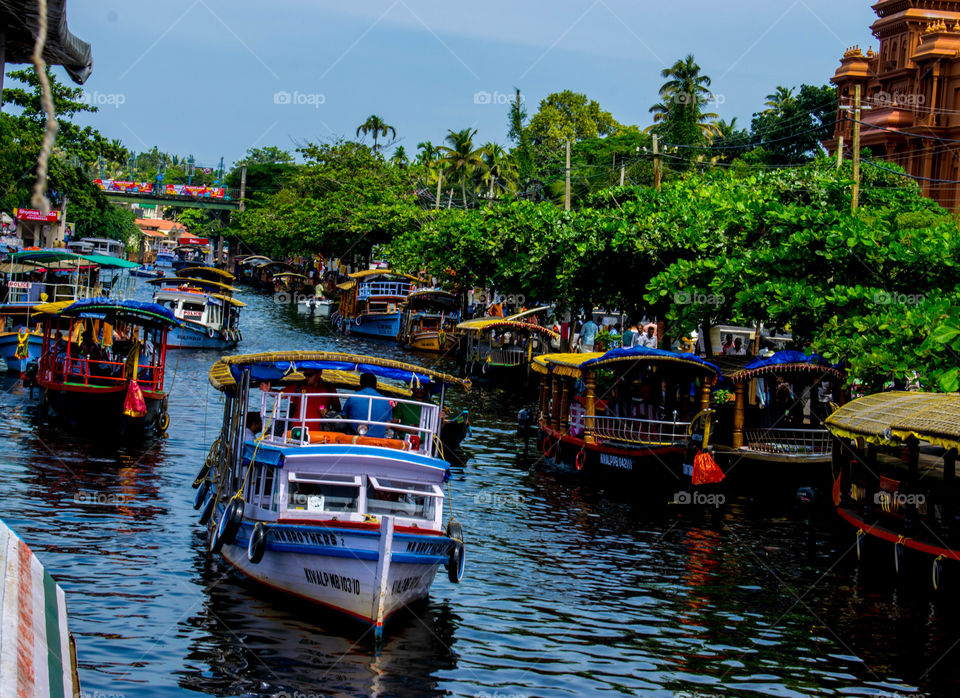 Alappuzha Backwaters And House Boats, Lakes, Kerala Backwaters