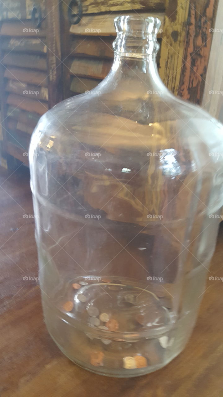 vintage glass bottle