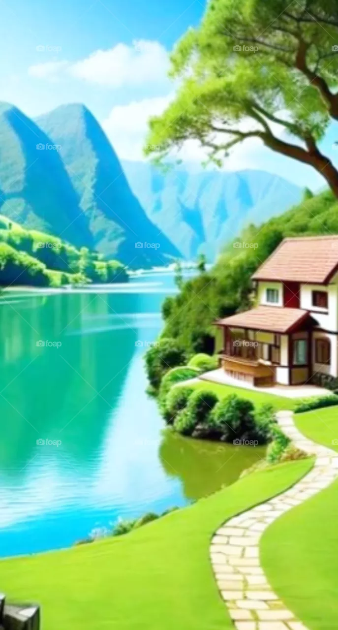 beautiful house