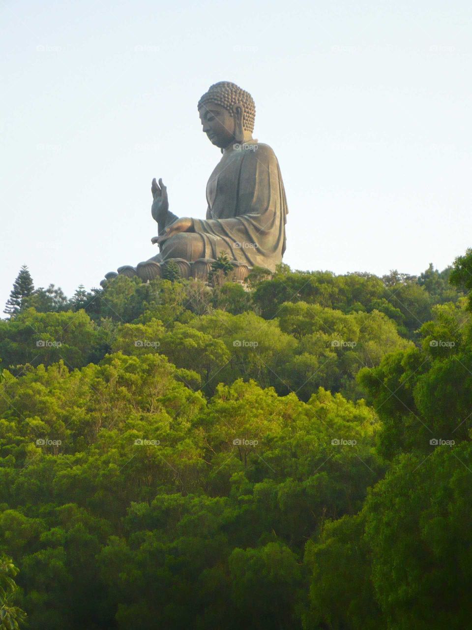 The Big Buddha, Lantau Island in Hong Kong