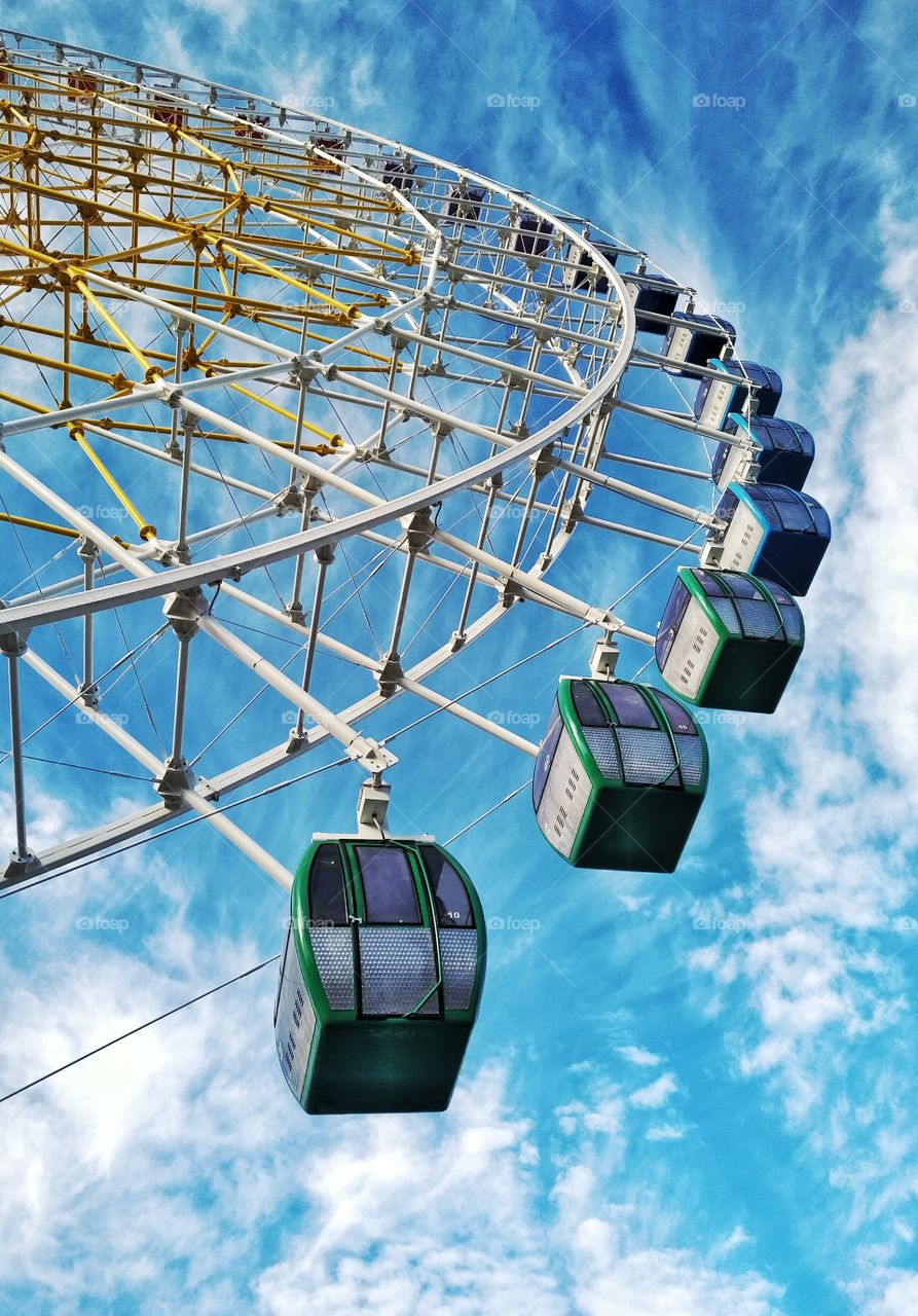 Ferris wheel. Georgia Tbilisi Mtatsminda