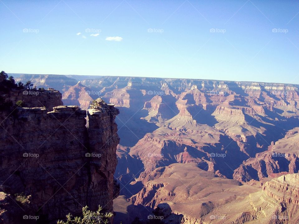 lookout over de majestic Grand Canyon