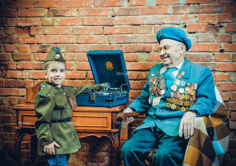 ветеран СССР и внук