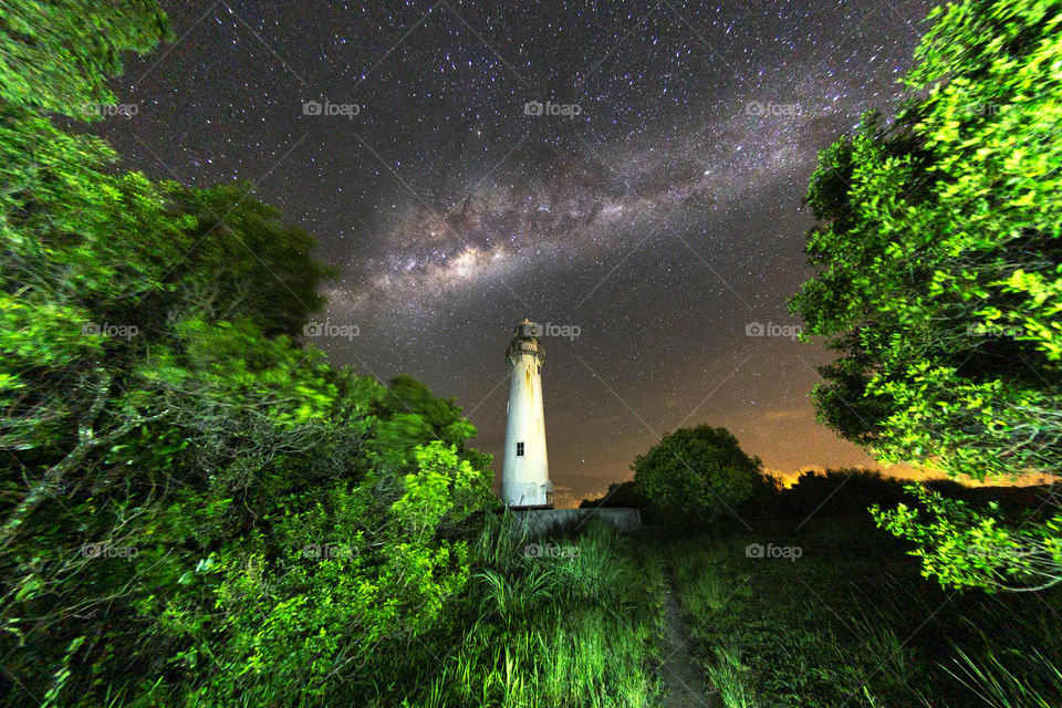 Night photography - starry night.