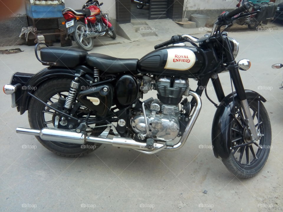 ROYAL ENFIELD- a powerful motercycle