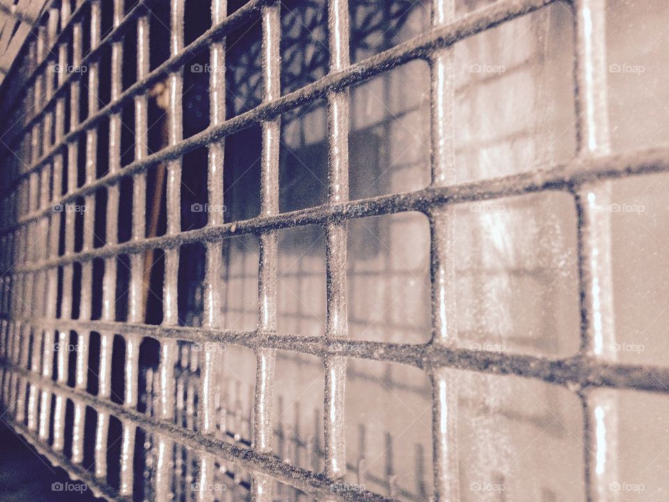 Steel, grate, industrial, black & white