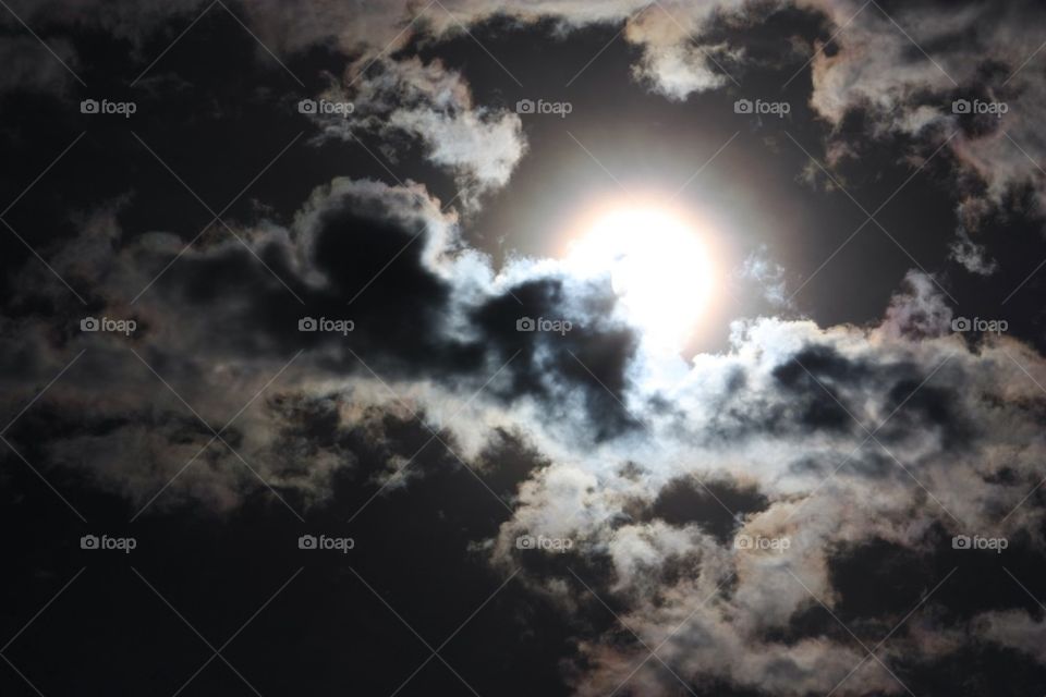 Sun in clouds