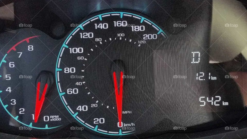 Dashboard Speedometer Odometer