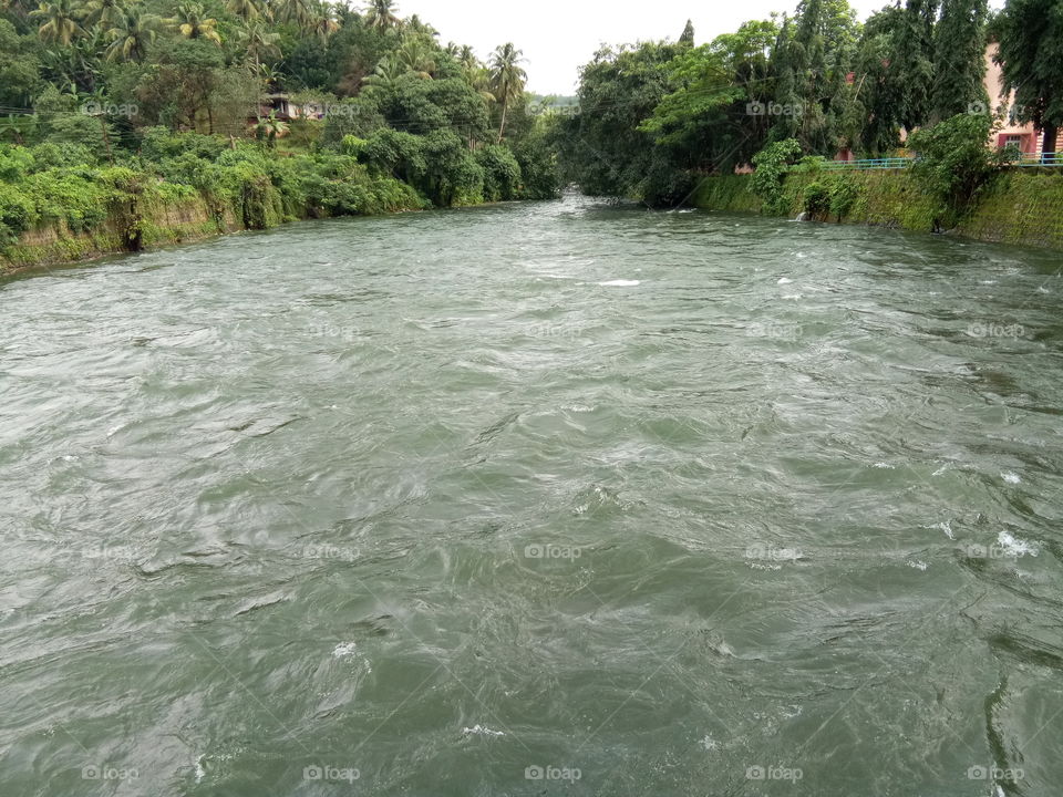River at Monsoon Time