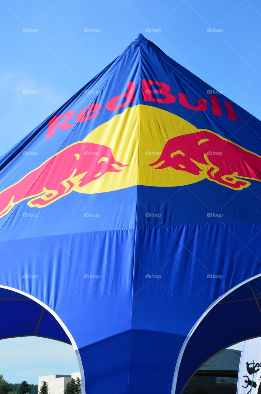 Red bull tent