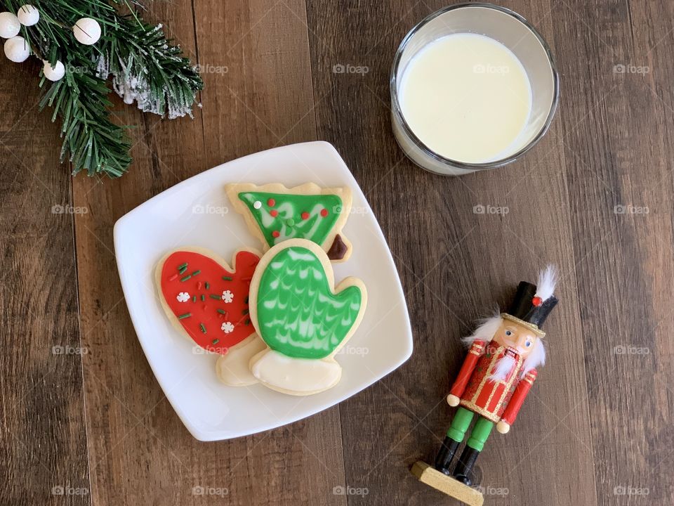 Preparing snacks for Santa 