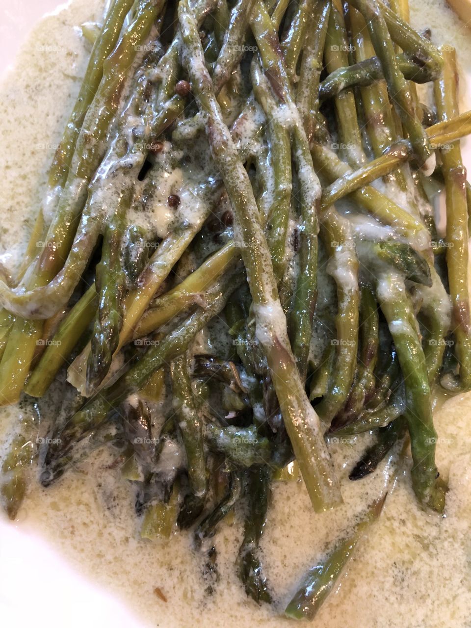 Creamy asparagus 