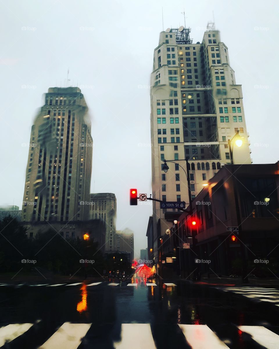 Rainy city