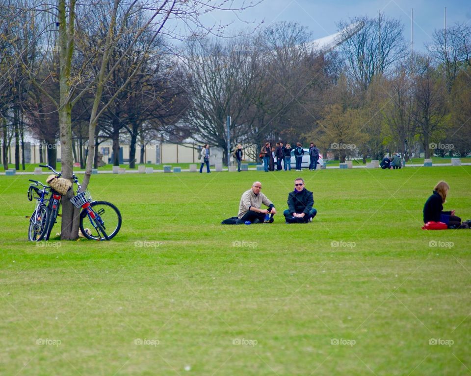 Recreation, Grass, Park, Wheel, Lawn