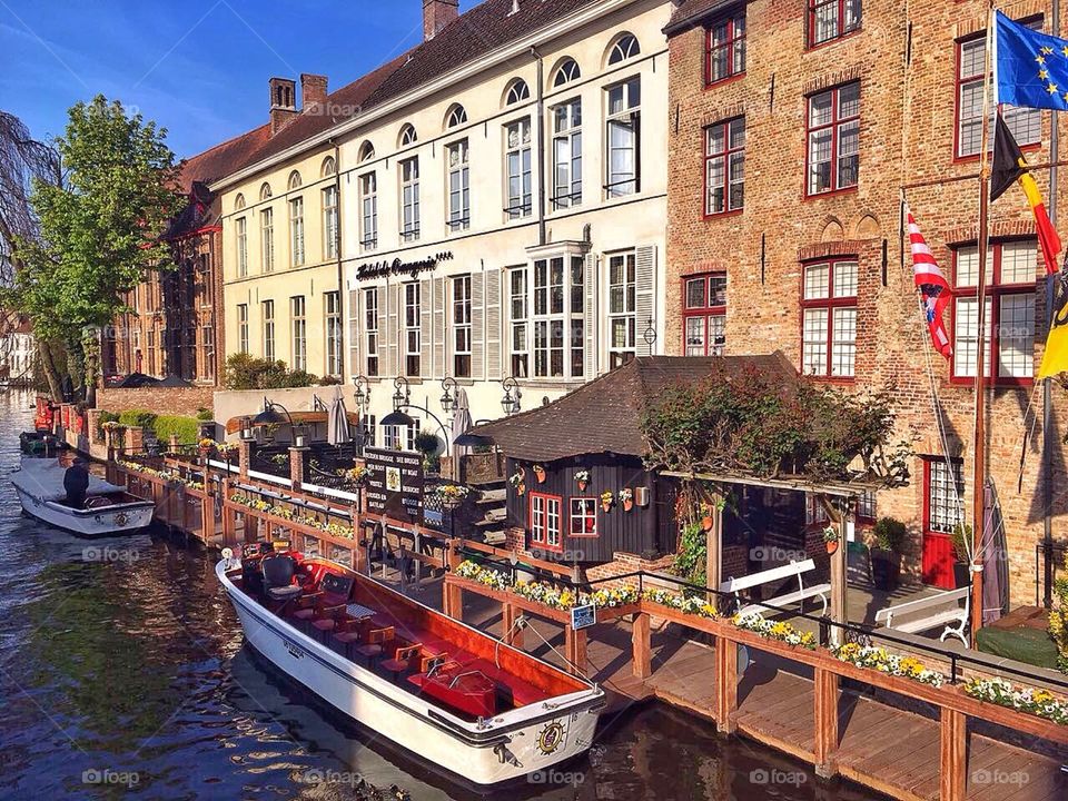 Canal, Architecture, Travel, Building, House