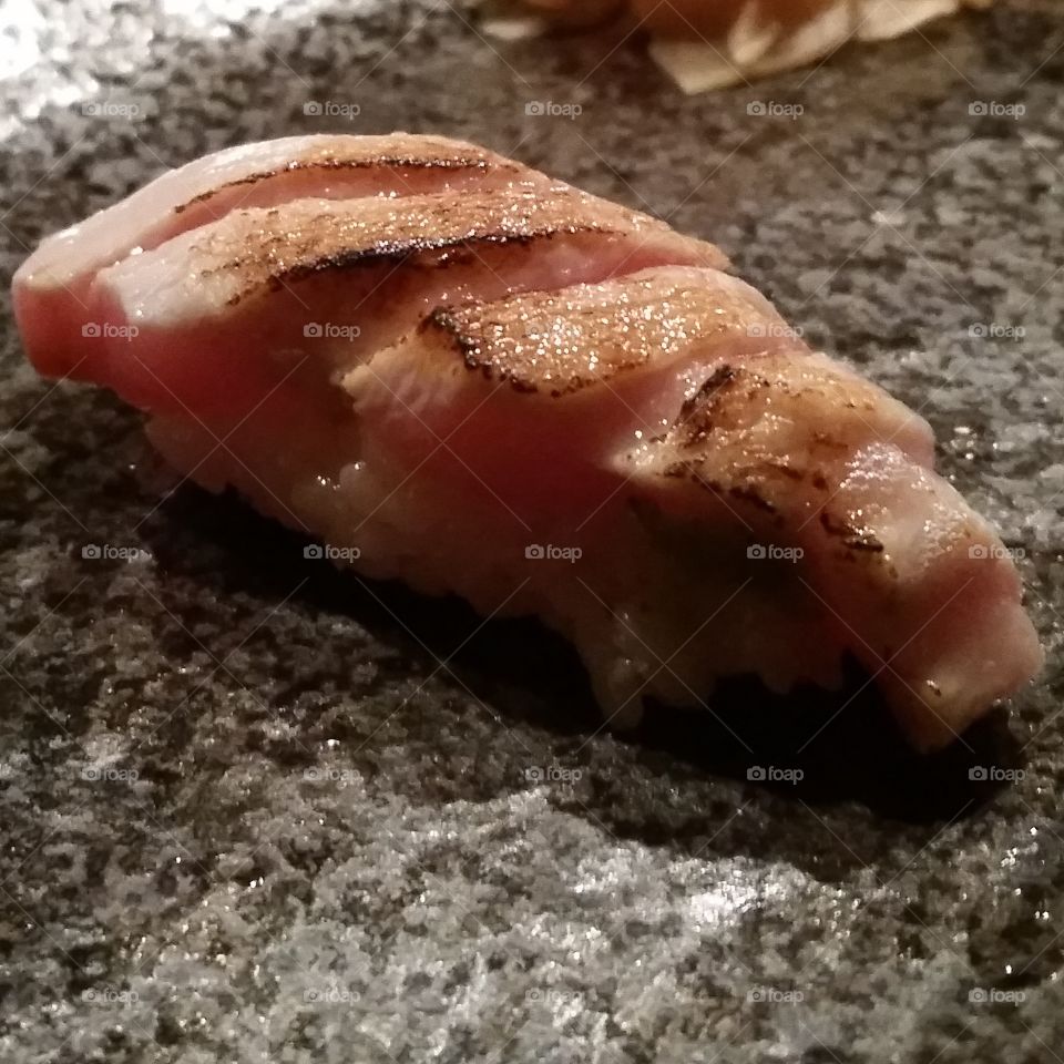 Seared O Toro Blue Fin Sushi