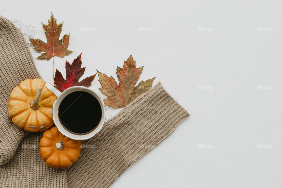 Coffee and fall