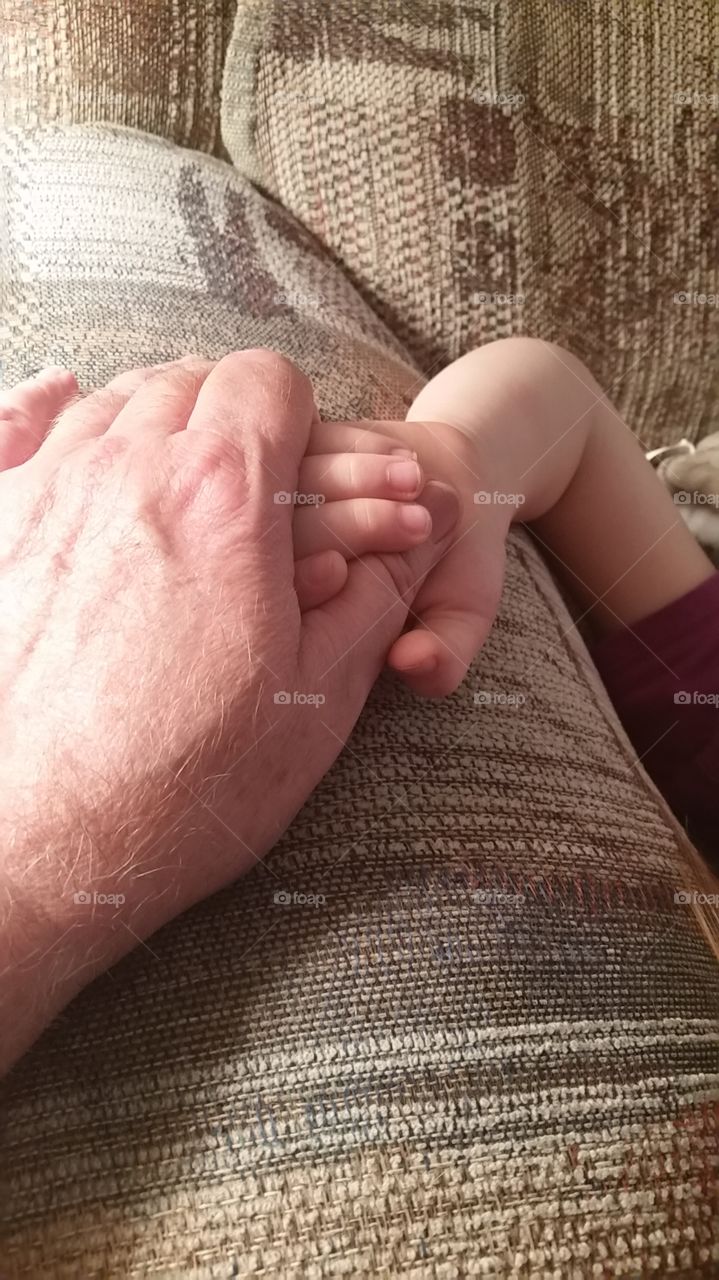 grandpa's hand