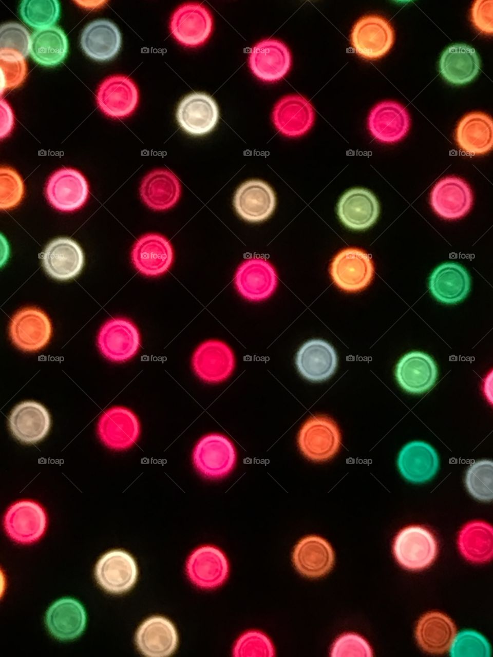 Blurred Christmas lights 