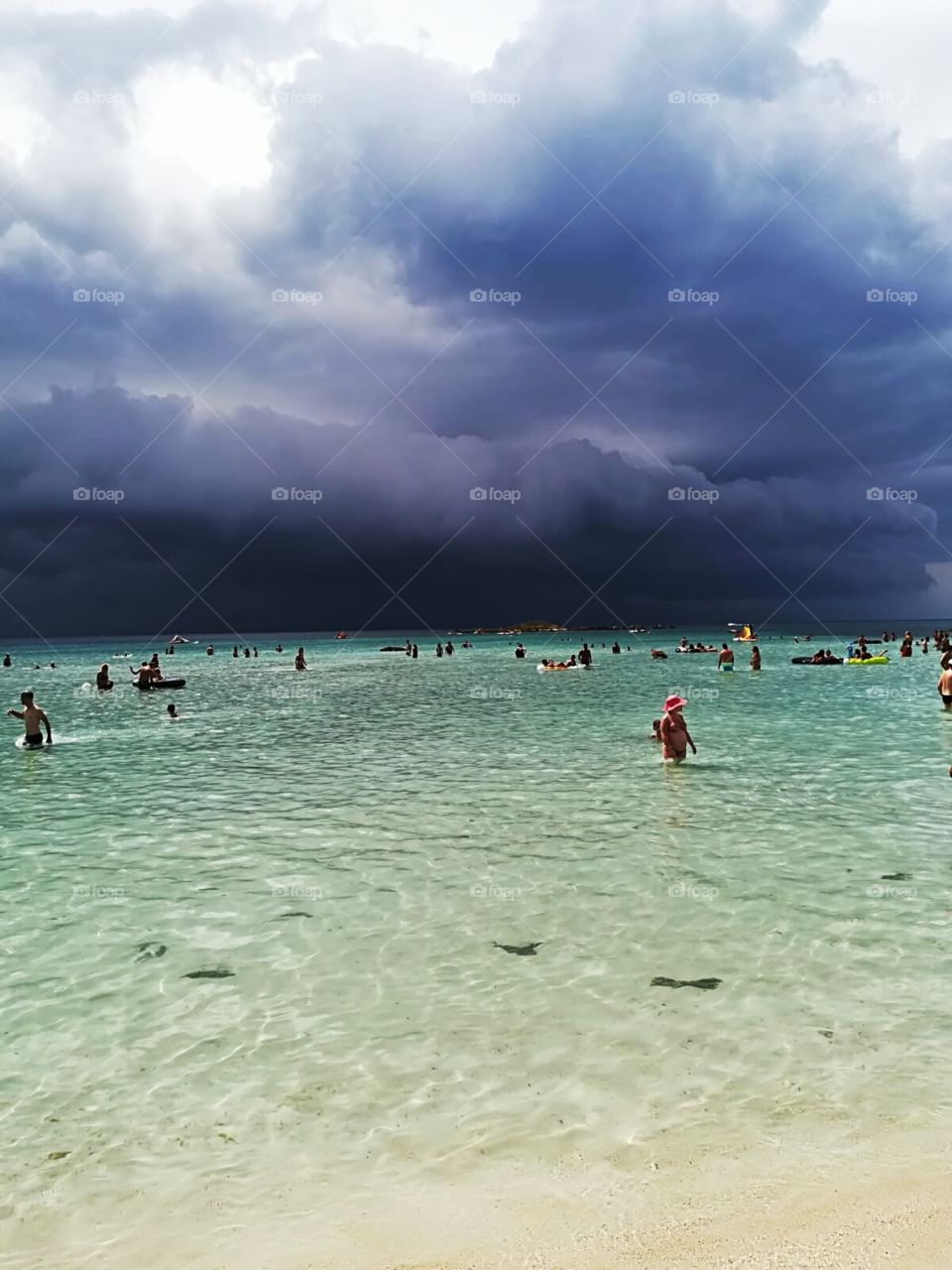 Wonderful sea...with awful creepy weather. Porto Cesareo, Salento, Puglia, Italy