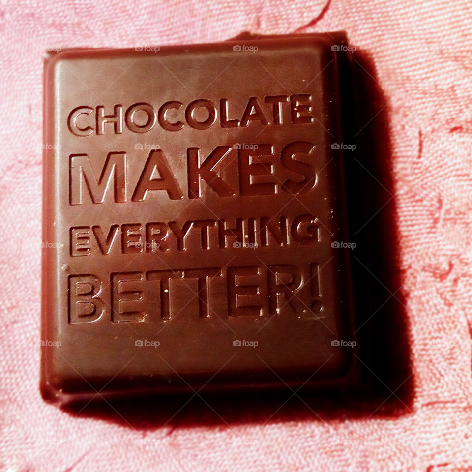 Chocolate makes everything better!