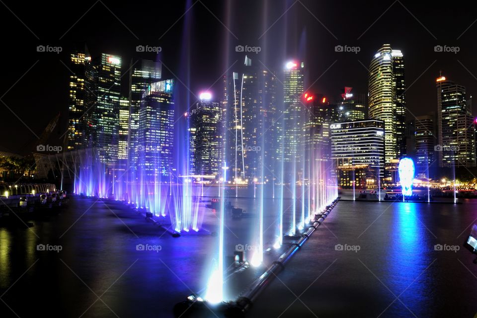 Singapur harbour lightshow 2