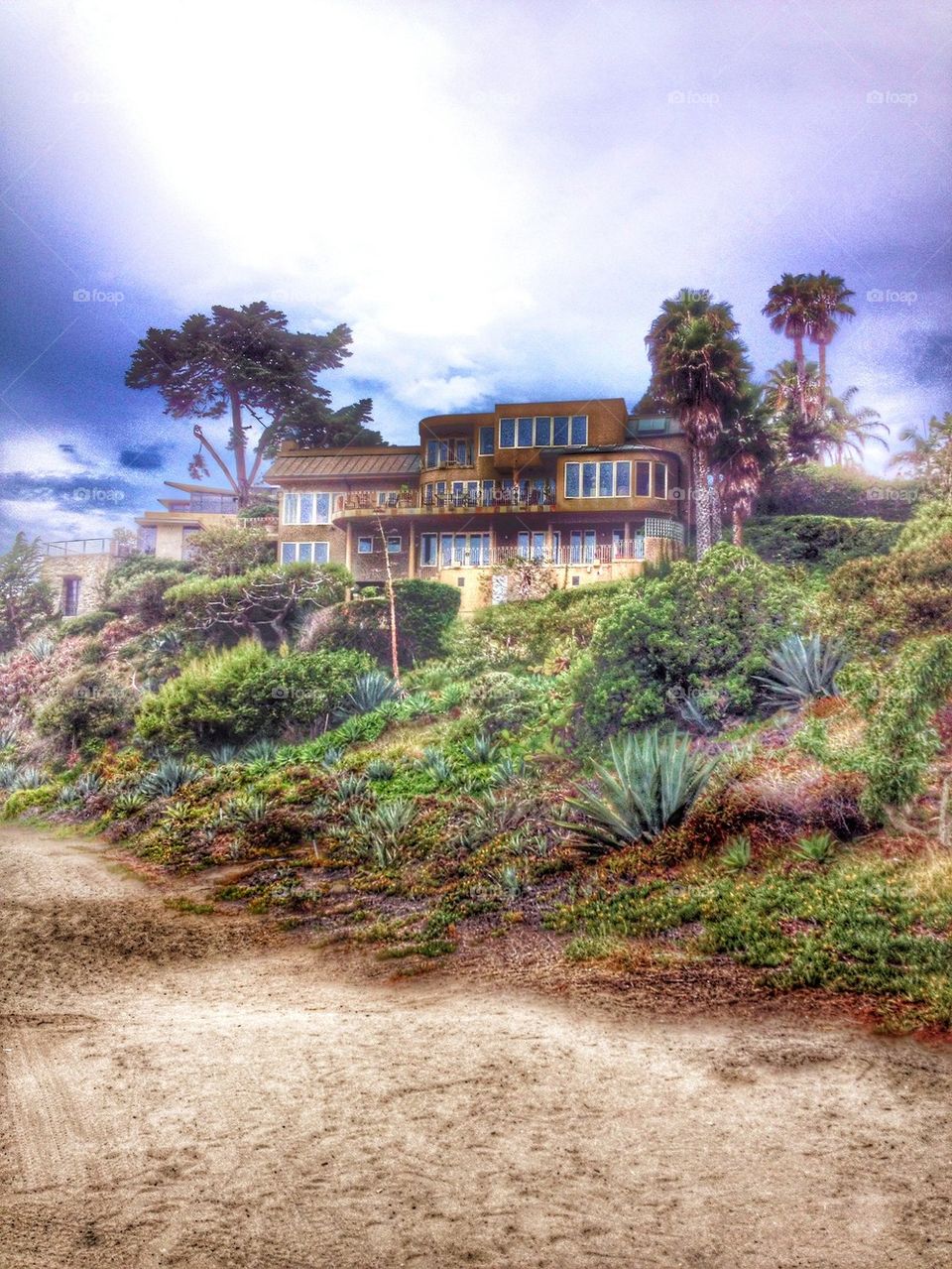 House at the beach 