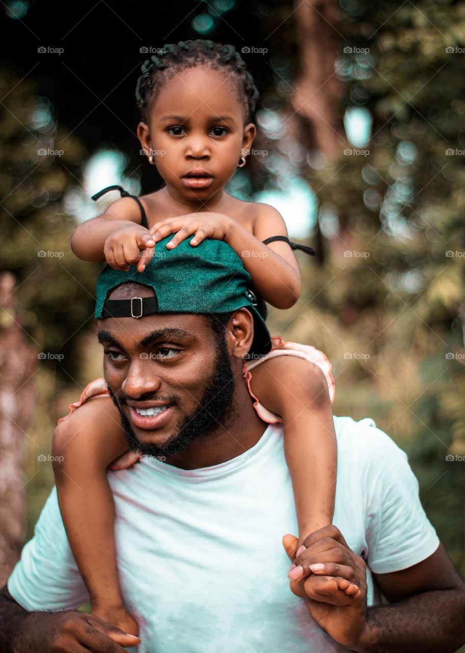 The bond between a father and his daughter always strong ❤️