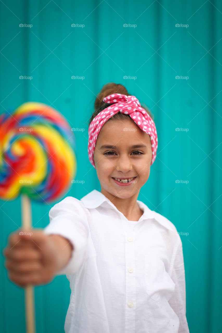 Summer love . First day of summer calls for a giant lolly pop!