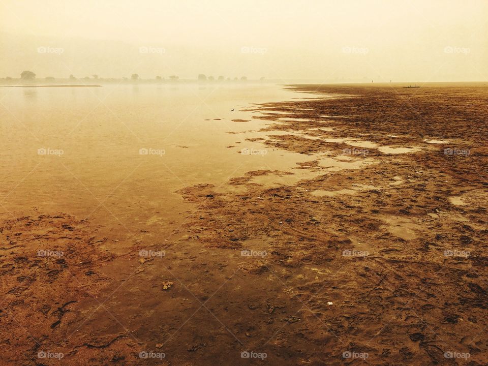 Smokey day at the beach 