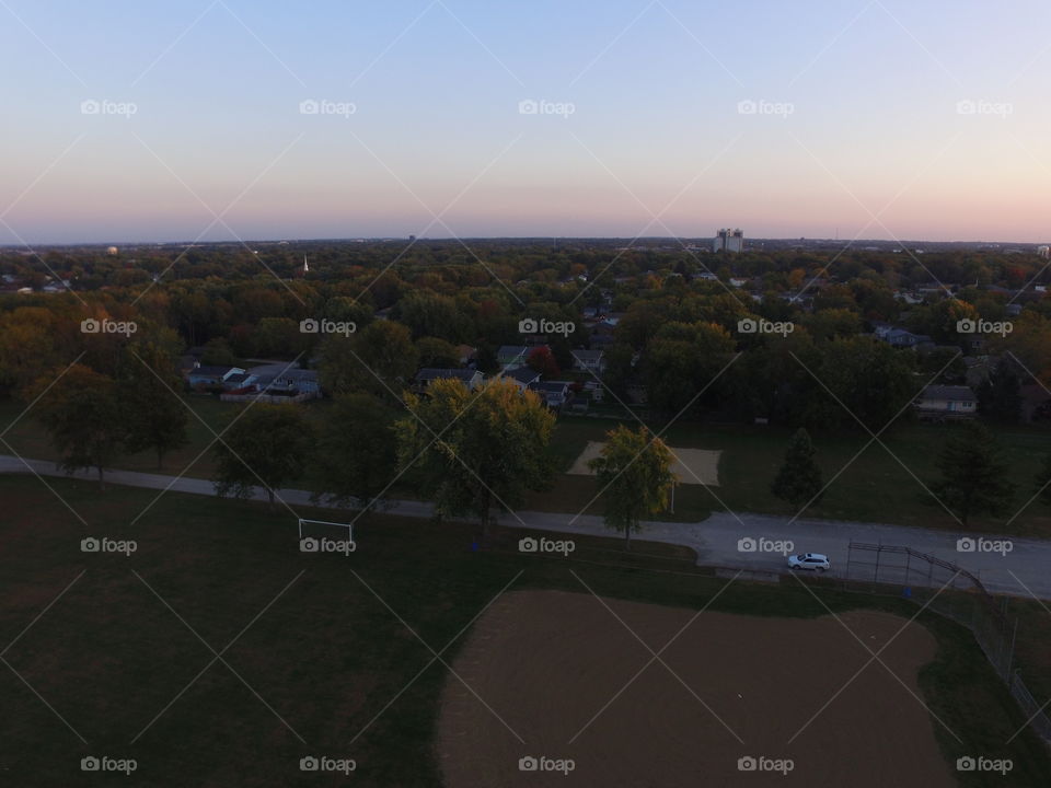 Landscape, Tree, Light, Sunset, Dawn