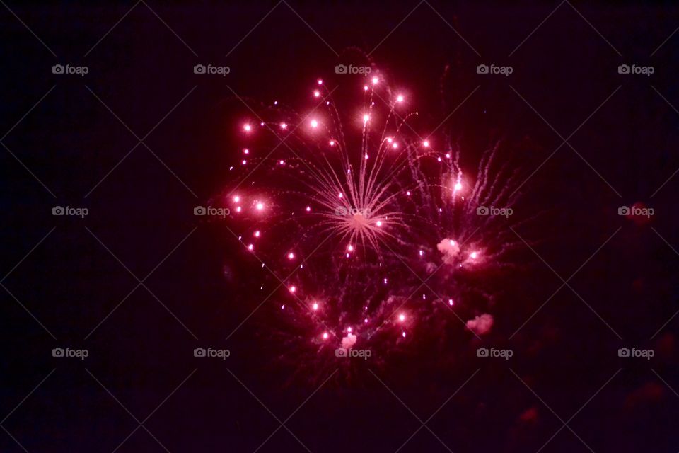 Red Fireworks 