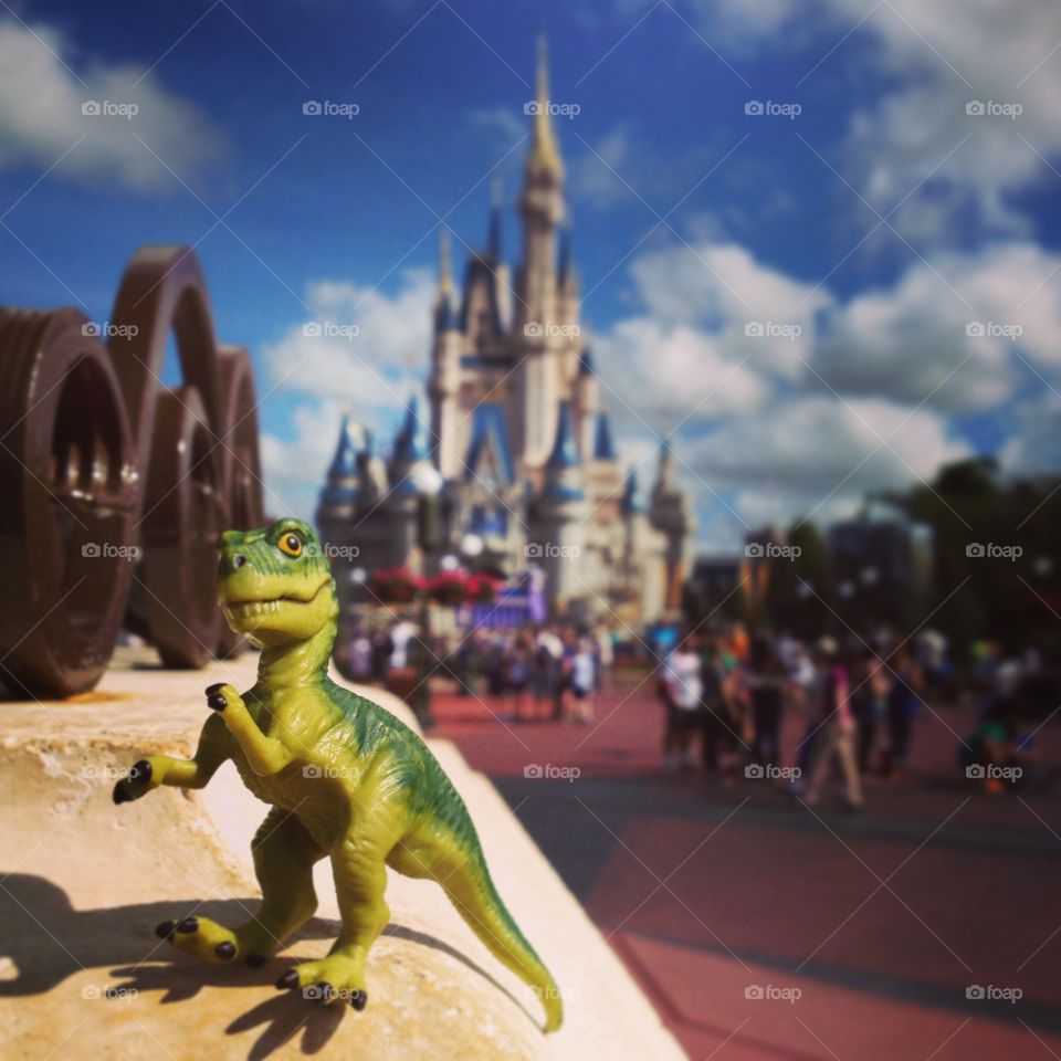 Dinosaur at Disney World