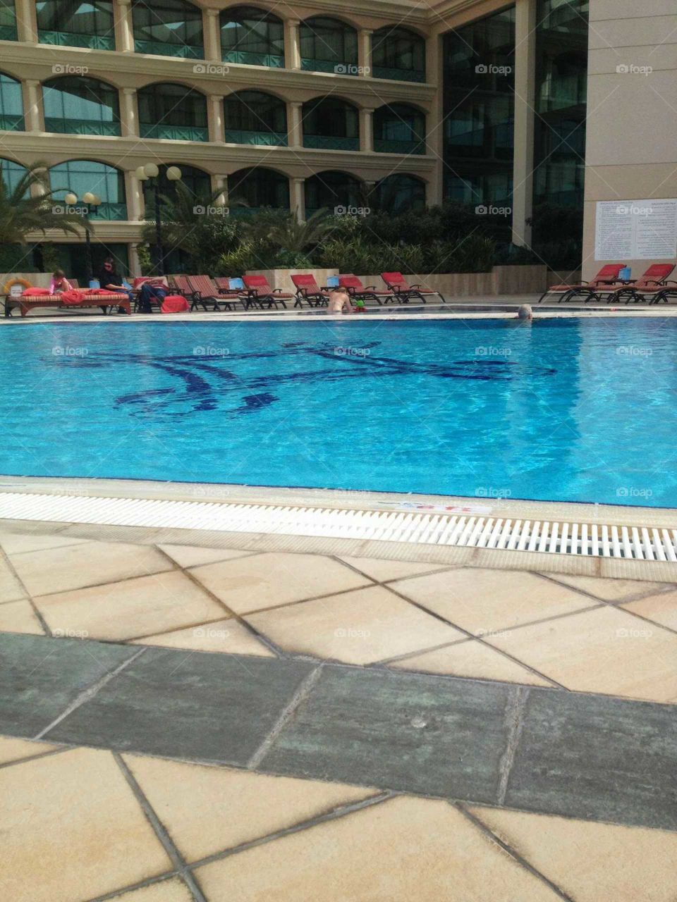 Dubai hotel swimming pools