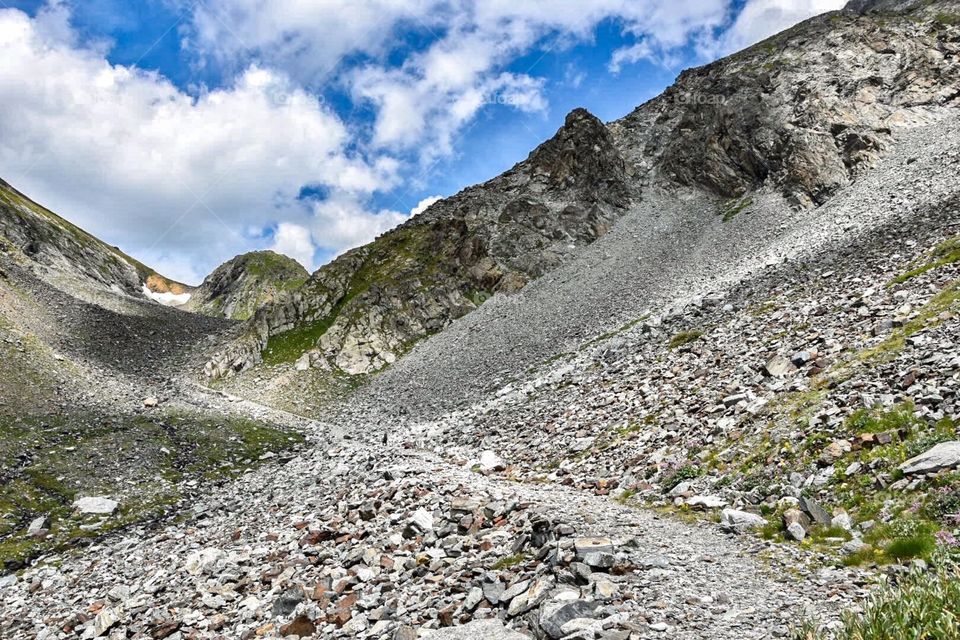 alps, mountain, rock, hiking, climbing, via alpina, italian alps