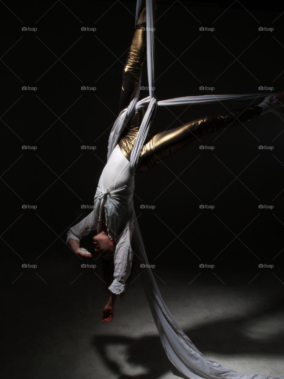 Aerial silk exercises