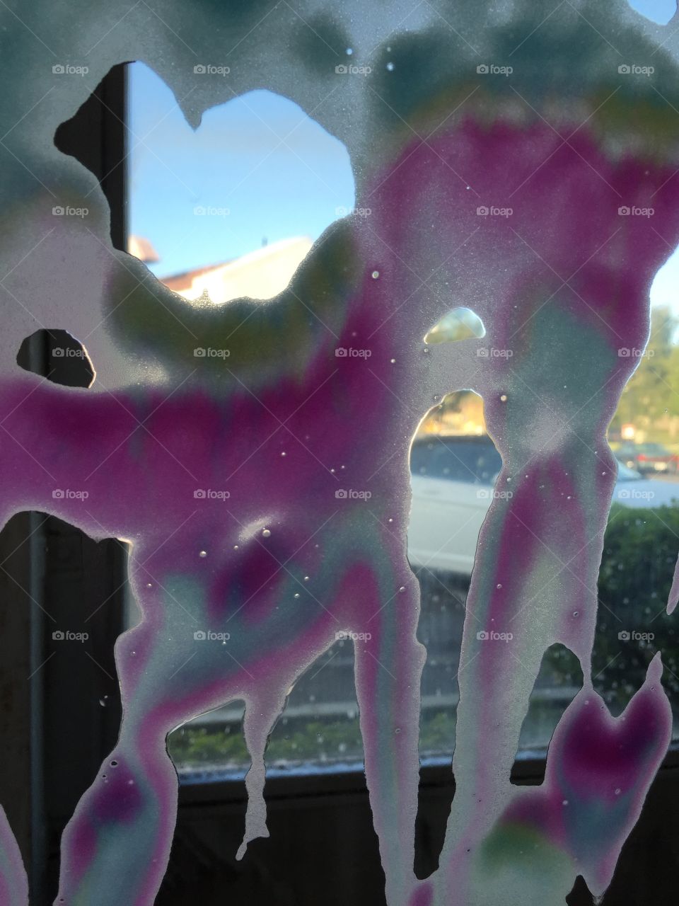 Window at the car wash