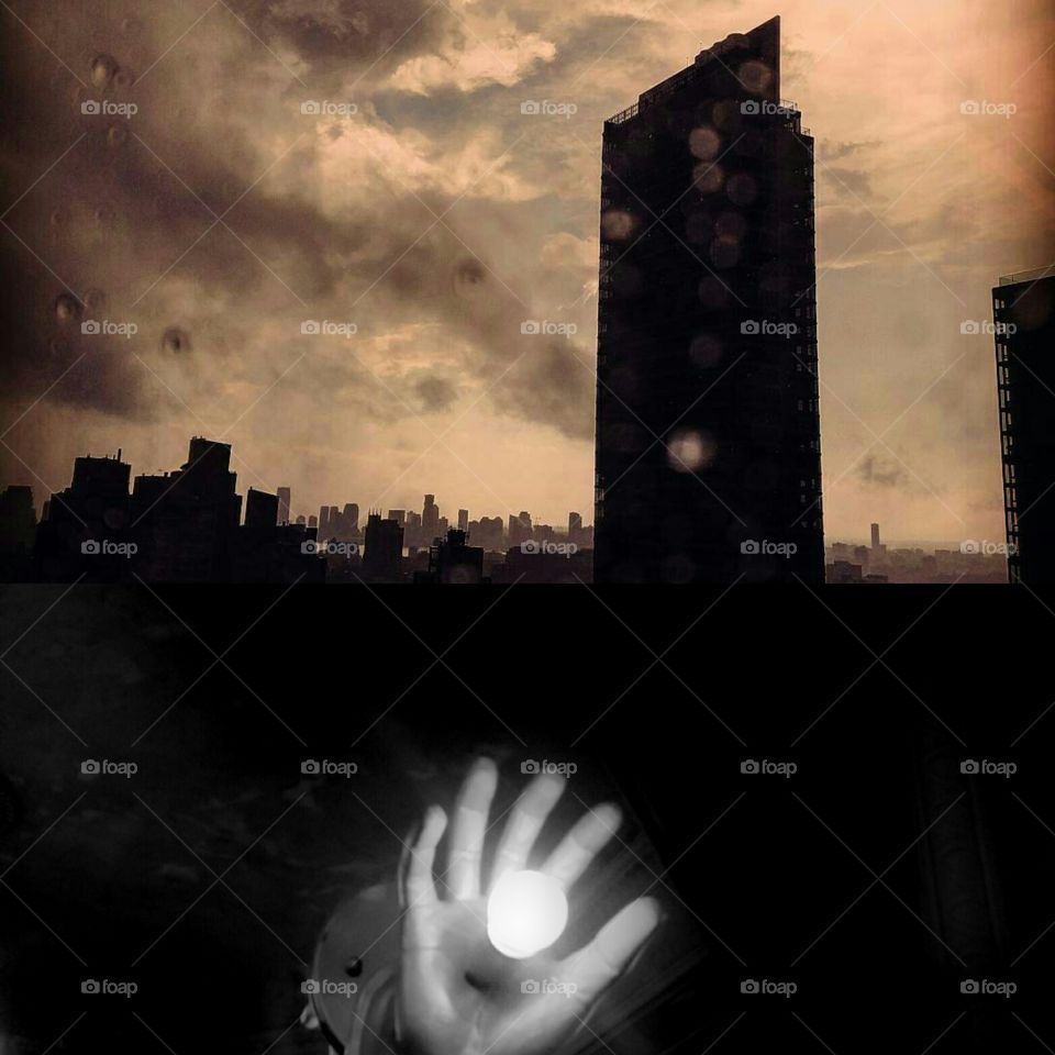 Abstract Photo Collage