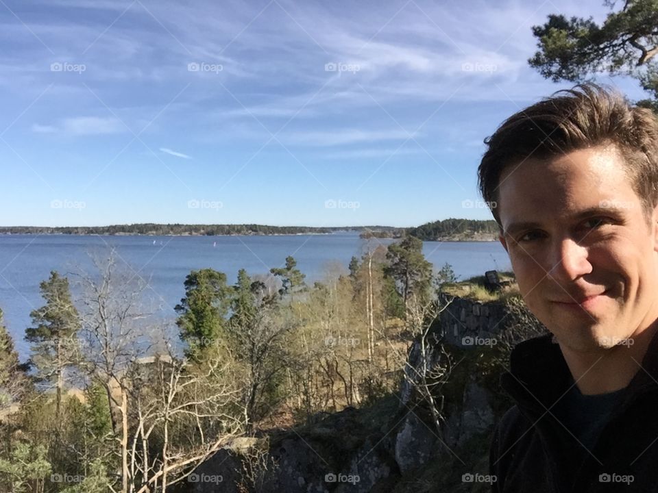 Spring selfie with a view. Isätravik, Sweden