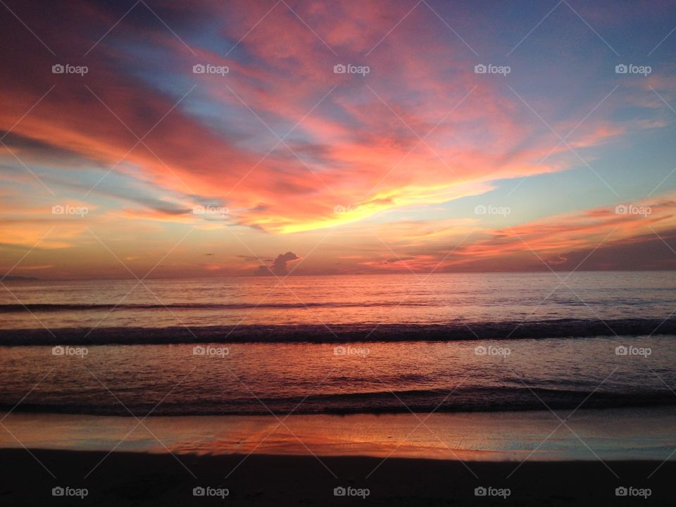 #sunset #travel #trip #sun #dream #colourful #awesome #foap #reflection