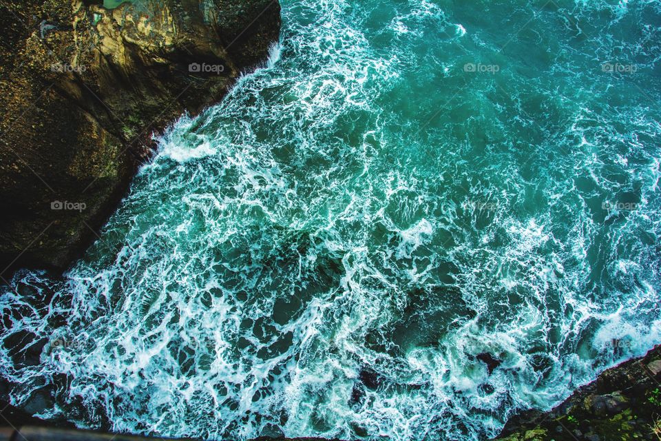 Beautiful wave and beach view