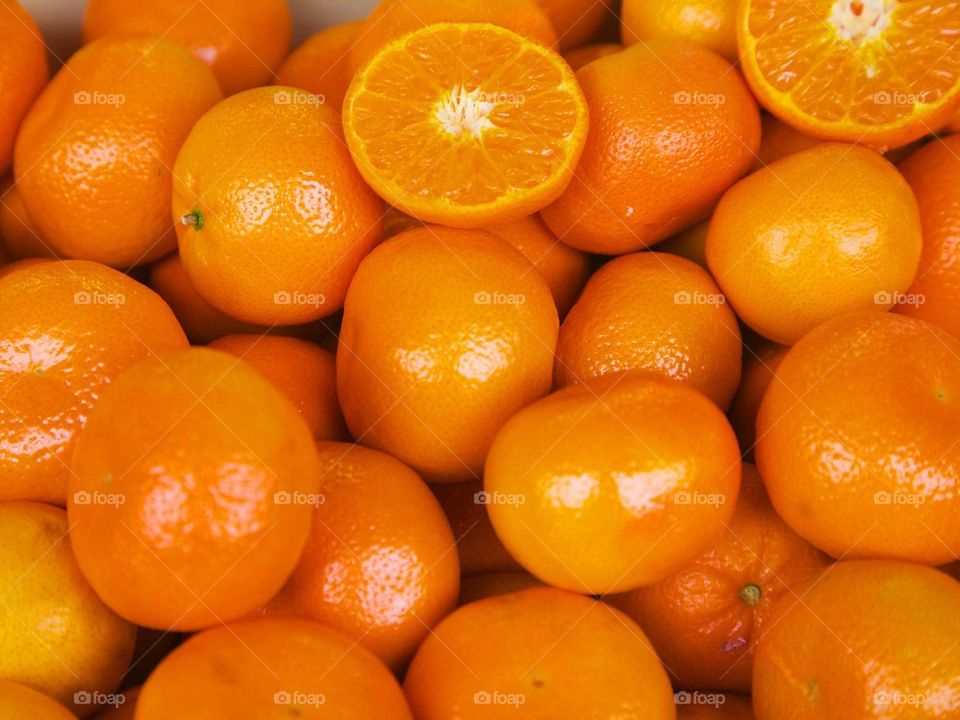 Oranges in Market