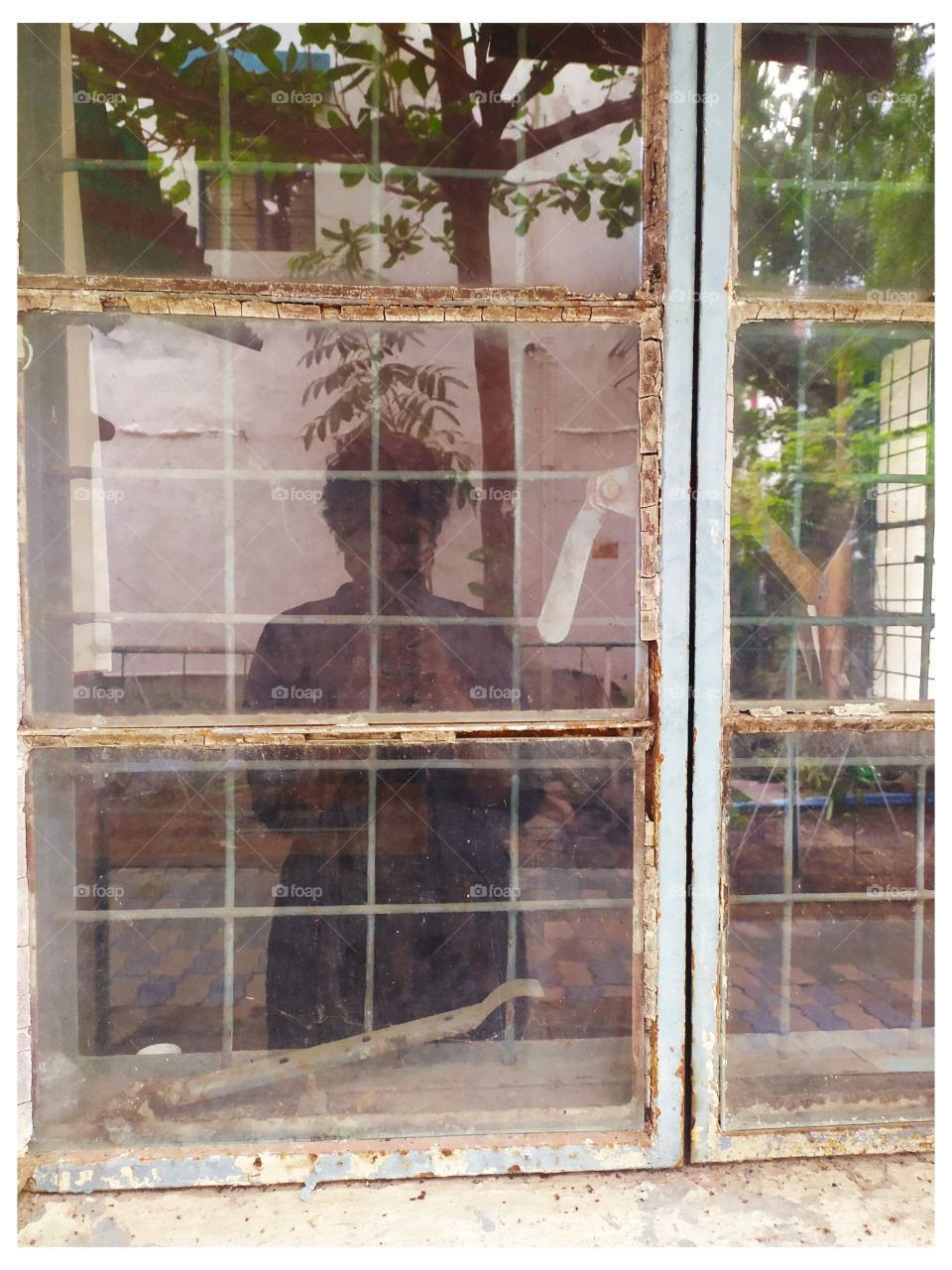 Self-portrait
The only living soul on the campus of my university during the second Covid wave lockdown in West Bengal, India.